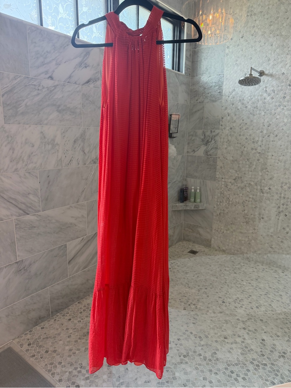 Marie Oliver Deep orange Sleeveless Maxi Dress Size Small (4 or 6)